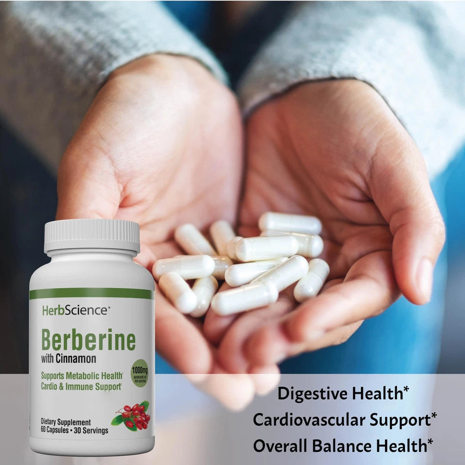 Berberine with cinnamon capsules