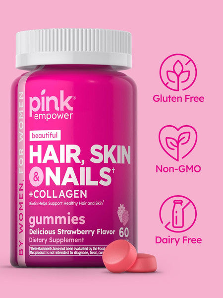 Nature's Truth Dazzling Hair, Skin, Nails + Collagen Gummies - 60 counts