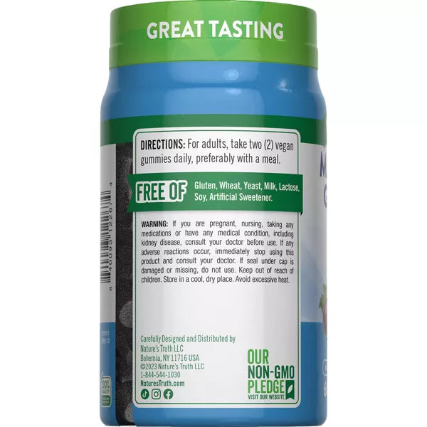 Nature's Truth Magnesium Glycinate Gummies, 60 CT