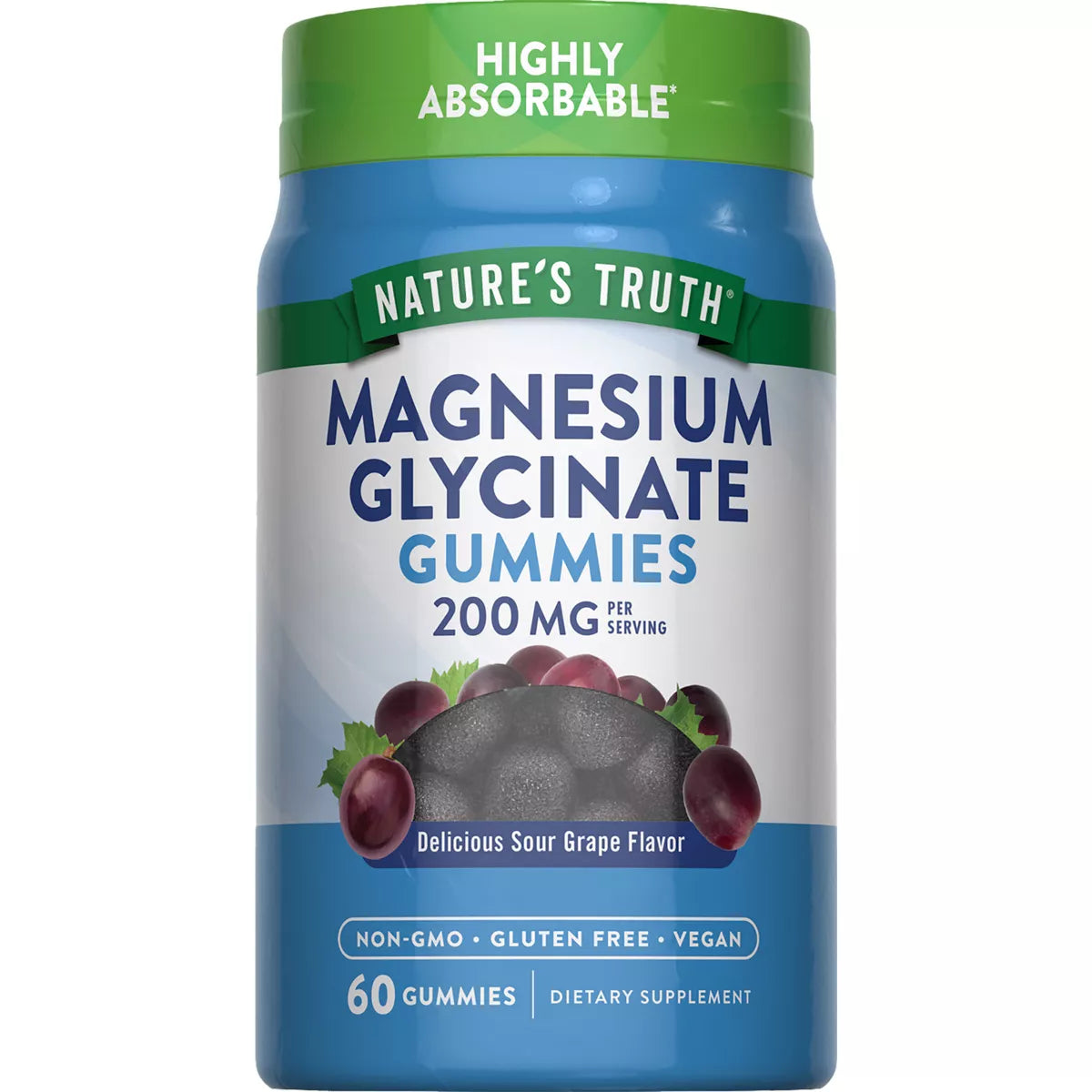 Nature's Truth Magnesium Glycinate Gummies, 60 CT