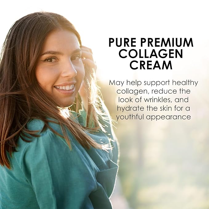 MASON NATURAL Collagen Premium Skin Cream, Women’s Anti-Aging Face & Body Daily Moisturizer for Hydration & Firmness, Pear Scent, 2 oz